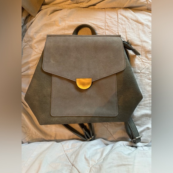 Heather Suede Convertible Backpack ✨ main image 4